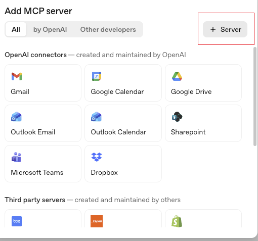 Add MCP Server